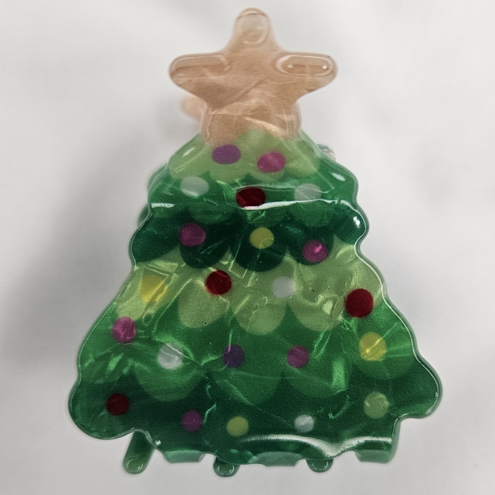 Christmas Tree Hair Clip NEW